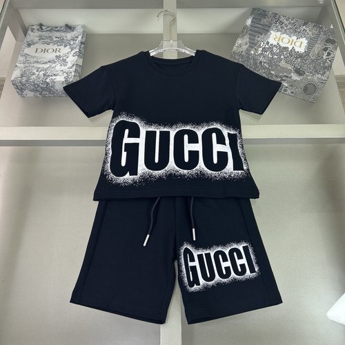 Gucci Kids 3D Printed Cotton Outfit 