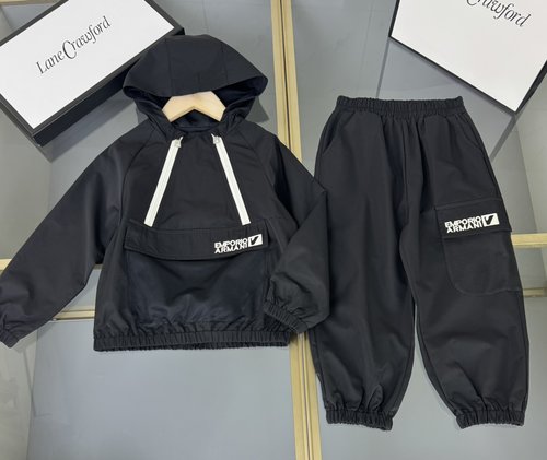 Armani Unisex Kids Cargo Outfit Set - Comfortable & Stylish 