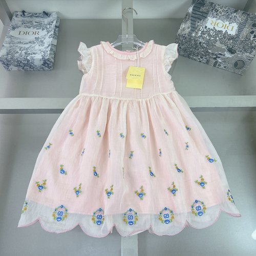 Gucci Girls Soft Tulle Dress with 100 Cotton Lining