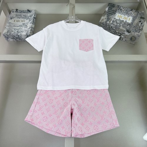LV Kids Jacquard Outfit Set - Comfortable & Stylish