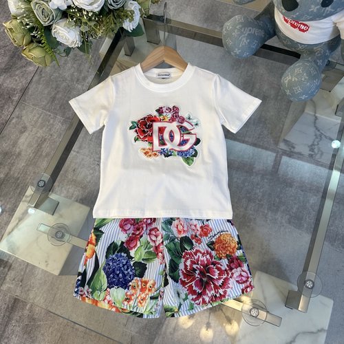 D & G Girls Outfit Set, 100 Cotton, Comfortable & Stylish