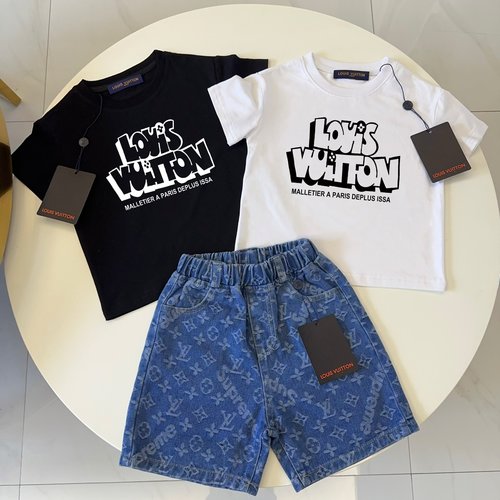 LV Unisex Kids Premium Cotton Outfit Set