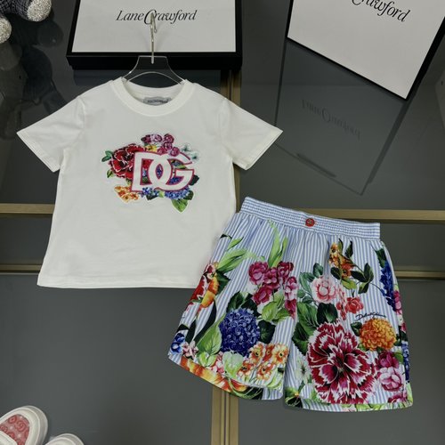 D & G Girls Stylish Polyester & Cotton Clothing Set