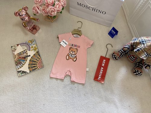 Moschino Unisex Baby Onesie, Cotton, Comfortable & Stylish