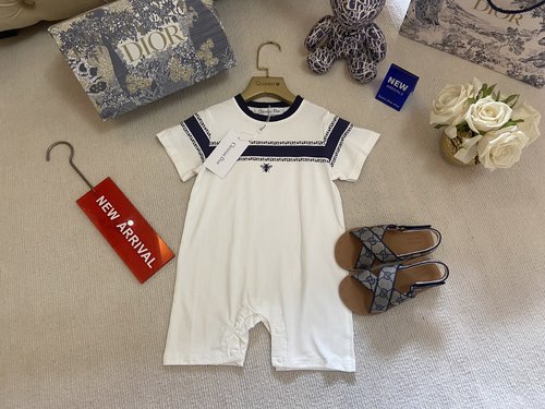 Dior Unisex Soft Premium Cotton Baby Romper 