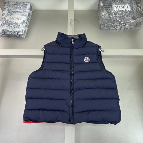 Moncler Kids 90 White Duck Down Vest - Fashion Warm Winter