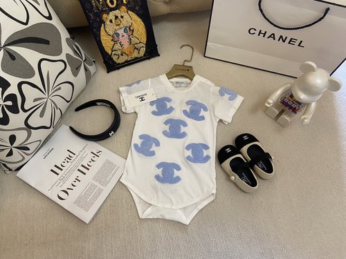 Chanel Baby Girls Cotton Romper, Comfortable Daily Wear