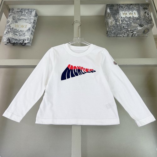 Moncler Kids Premium Cotton T-Shirt with Graphic & Logo