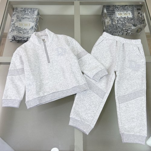 Dior Kids Premium Cotton Set with Logo Embroidery 
