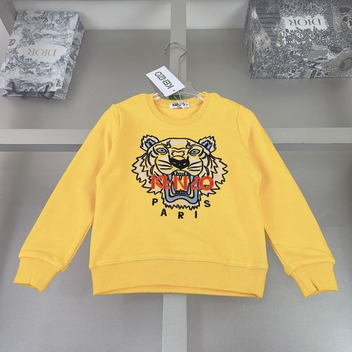 Kenzo Kids Premium Cotton Sweatshirt with Tiger Embroidery