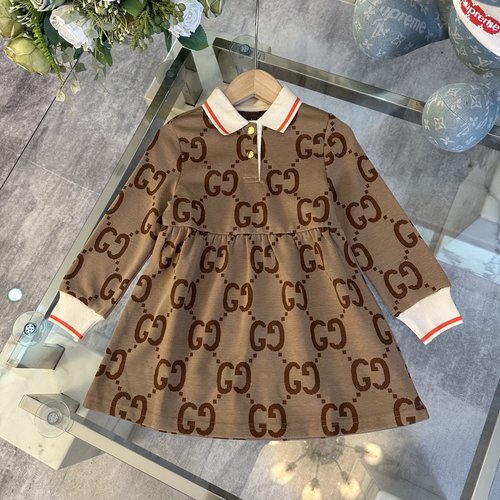 Gucci Girls Designer Printed Dress, Comfortable & Stylish