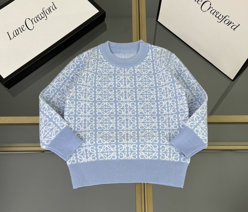 Loewe Unisex Kids Premium Cotton Knit Sweater 