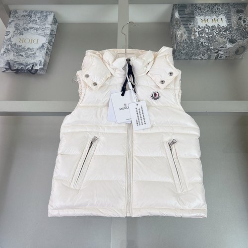 Moncler Unisex Kids Down Jacket Removable Hood Slim Fit