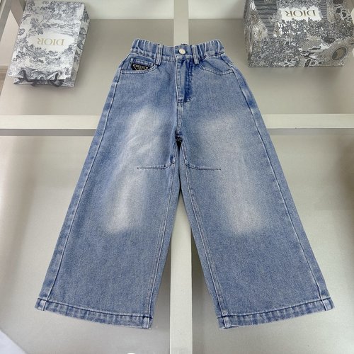 Prada Kids Premium Mokey Washed Blue Jeans Comfortable Stylish 