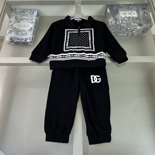 D & G Premium Unisex Kids Outfit 100 Cotton Classic Eco Print
