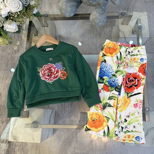 D & G Girls Premium Cotton Outfit Set, Comfortable & Stylish