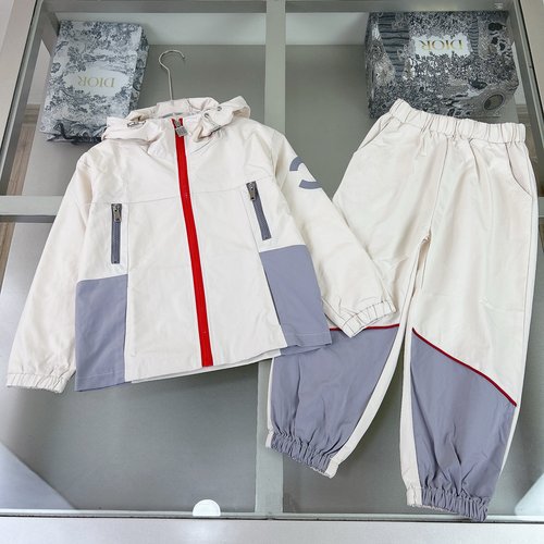 Chanel High-End Unisex Kids Cotton Set 