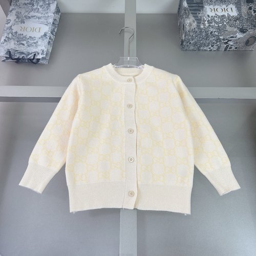Gucci Unisex Kids Wool-Blend Cardigan - Soft & Stylish
