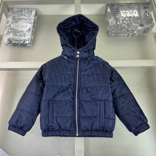 Dior Unisex Kids Down Cotton Padded Stylish Coat 