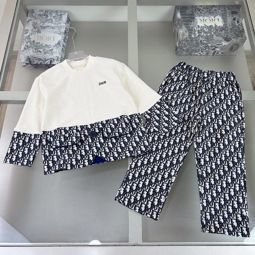 Dior Girls Premium Cotton Kids Outfit Set