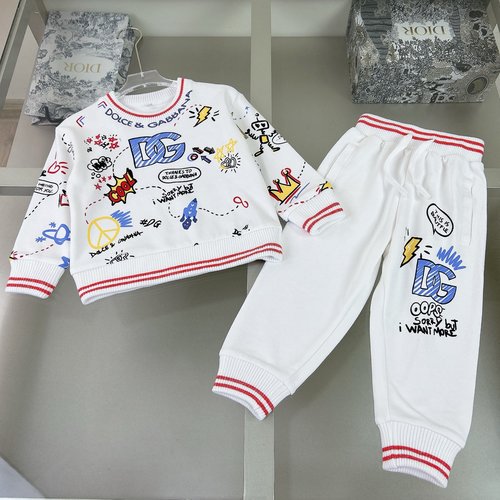 D & G Premium Kids Cotton Outfit Set with Eco-Print