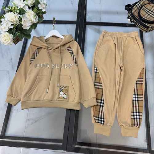 Burberry Kids Premium Cotton Set with Classic Horse Print 