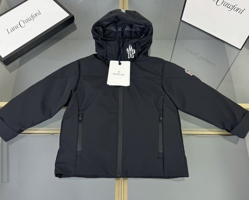 Moncler Kids Hooded Down Jacket Lightweight Warm Fashion