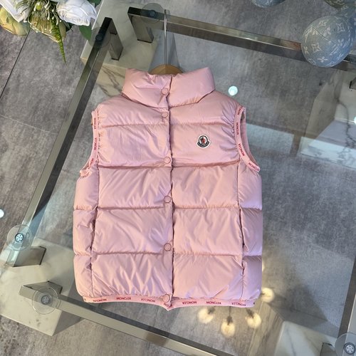 Moncler Girls 800FP White Goose Down Vest