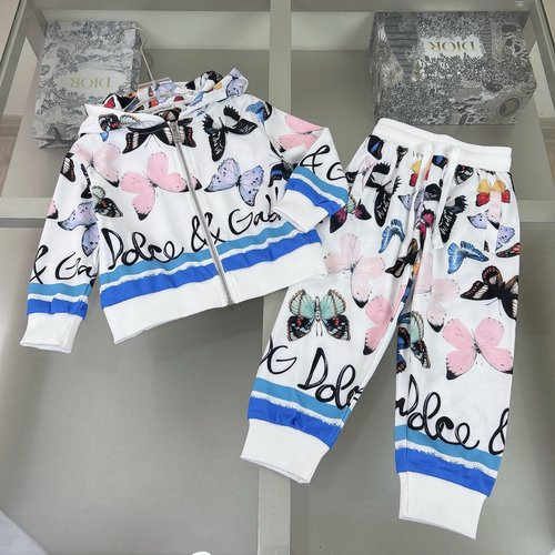 D & G Girls Premium 100 Cotton Set with Classic Eco-Print
