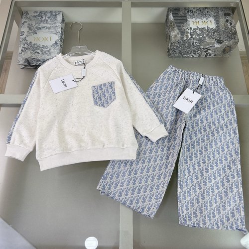 Dior Kids Cotton Outfit Set - Comfortable & Chic 