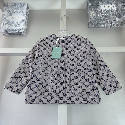 Gucci Girls Jacquard Jacket, Comfortable & Stylish 