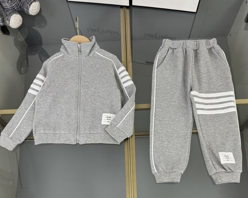 Thom Bn Unisex Kids Striped Cotton Outfit Set 