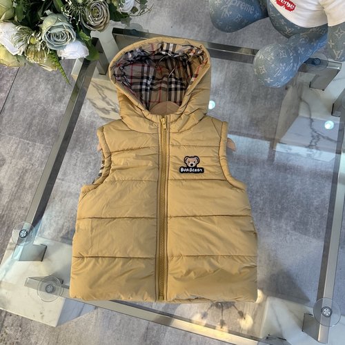 Burberry Kids High-End Cotton Padded Vest - Cozy & Stylish