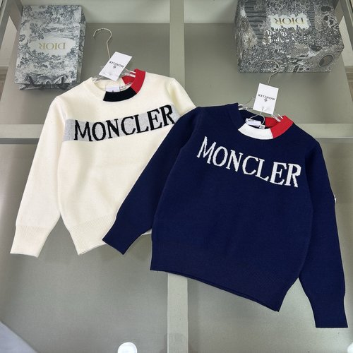 Moncler Unisex Kids Wool Blend Soft Comfortable Sweater 