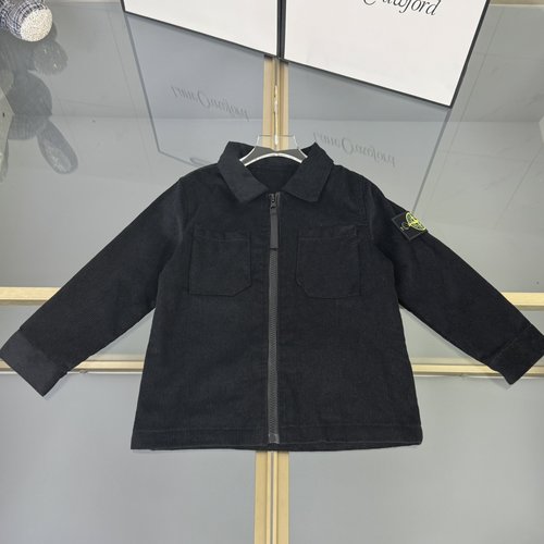 Stone Island Unisex Kids Classic Corduroy Jacket 
