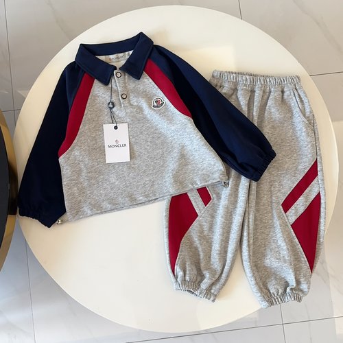 Moncler High-end Kids Cotton Set for Boys & Girls