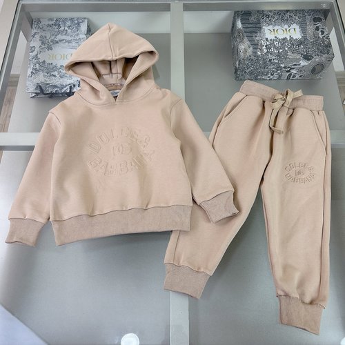 D & G Unisex Kids High-End Cotton Terry Outfit Sets 