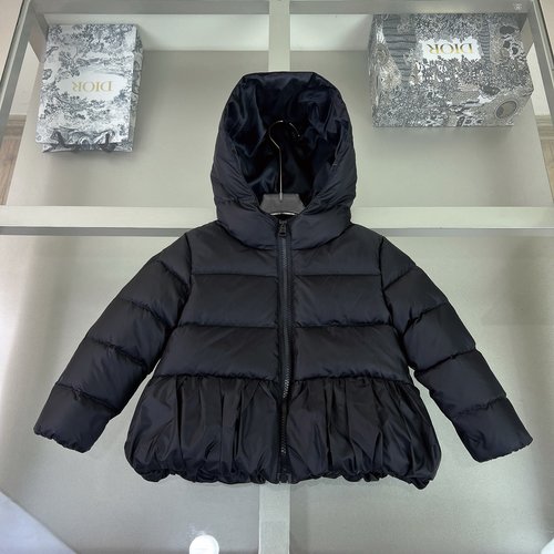 Moncler Girls 95 hite Duck Down Windproof Jacket