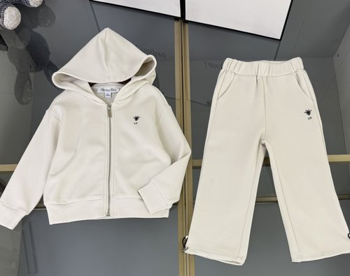 Dior Kids High-End Set, Soft Cotton, Custom Logo Embroidery