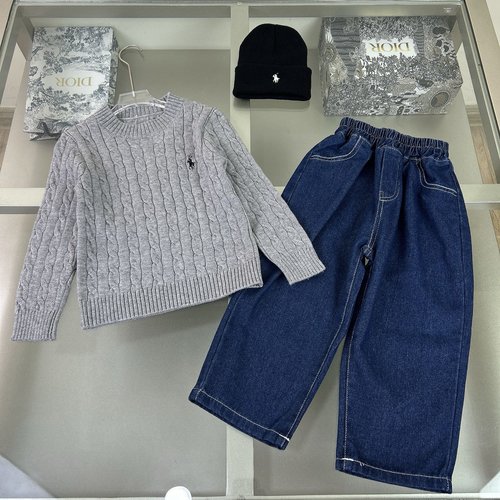 Polo Ralph Lauren Kids Premium Wool-Cashmere Set (Boys & Girls)