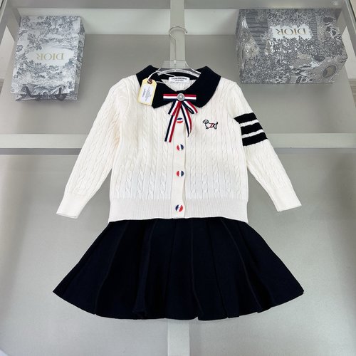 Thom Browne Girls Premium Kids Outfit Set, Comfortable & Stylish
