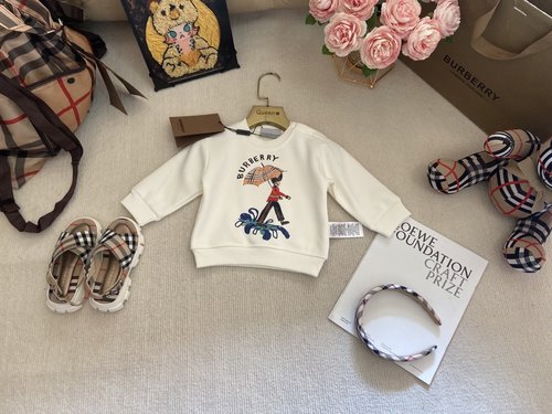 Burberry Unisex Toddler Soft Cotton Sweatshirt