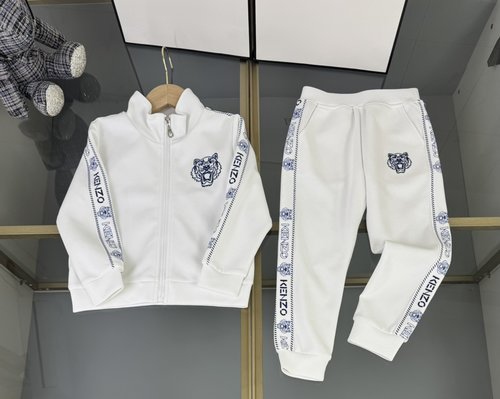Kenzo Kids Unisex Set, Imported Fabric, Embroidery & Ribbon Trim 
