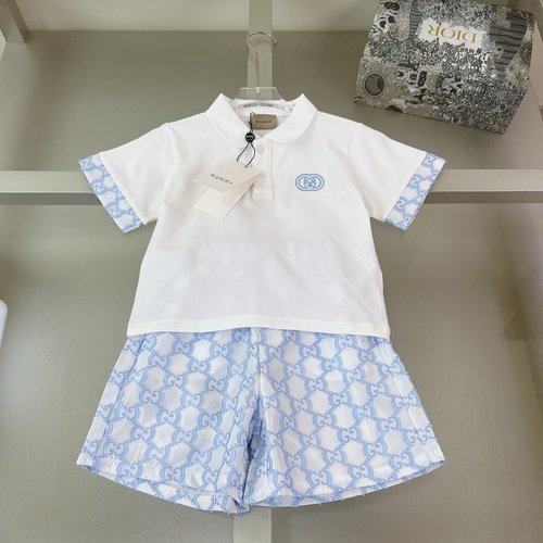 Gucci Unisex Kids Premium Cotton Set, Comfortable & Stylish