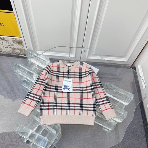 Burberry High-End Kids Knit Sweater for Boys & Girls