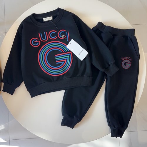 Gucci Unisex Premium Cotton Kids Outfit Set (Fleece/Non-Fleece)