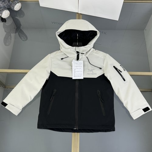 Arcteryx Kids Waterproof Down Jacket with White Duck Down