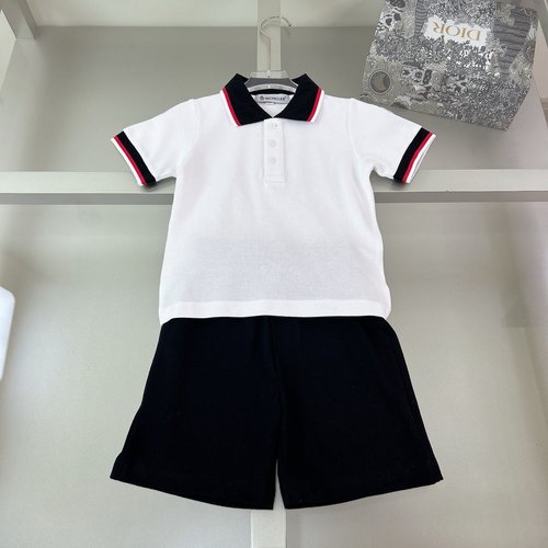 Moncler Boys High-End Outfit, Terracotta Fabric, Comfortable & Nice