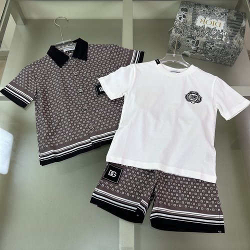 D & G Boys 3-Piece Premium Kids Outfit with Embroidery Logo
