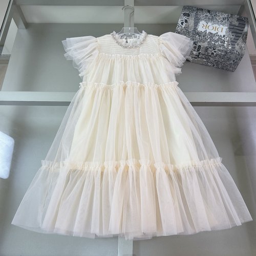 D & G Girls Premium Tulle Dress with Cotton Lining Soft & Stylish 